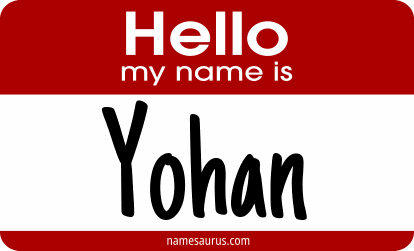 Hello my name is Yohan png download