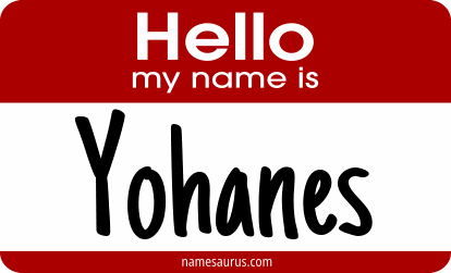 Hello my name is Yohanes png download
