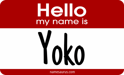 Hello my name is Yoko png download