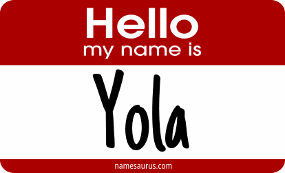 Hello my name is Yola png download