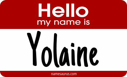 Hello my name is Yolaine png download