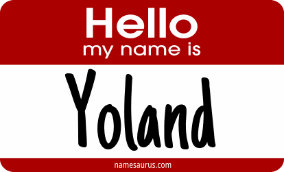 Hello my name is Yoland png download