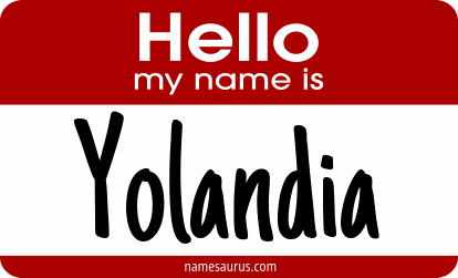 Hello my name is Yolandia png download