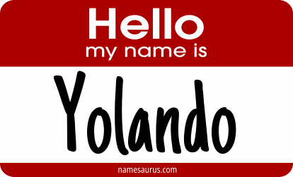 Hello my name is Yolando png download