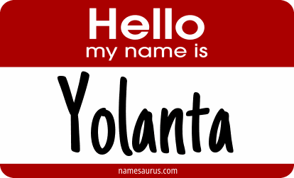 Hello my name is Yolanta png download