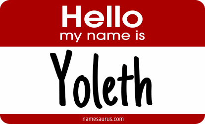 Hello my name is Yoleth png download