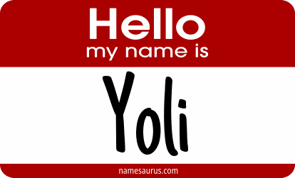 Hello my name is Yoli png download