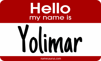 Hello my name is Yolimar png download