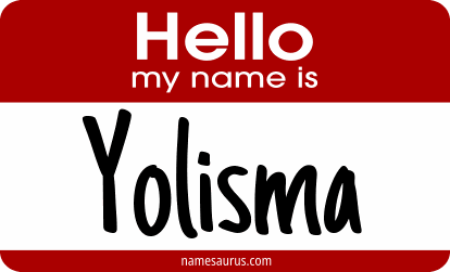 Hello my name is Yolisma png download