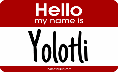 Hello my name is Yolotli png download