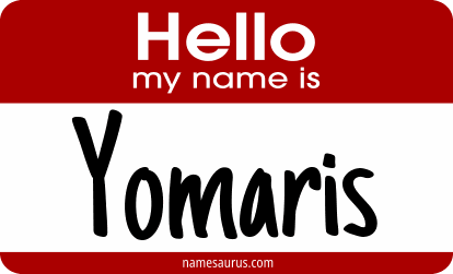 Hello my name is Yomaris png download