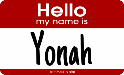 Hello my name is Yonah png download