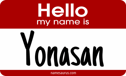 Hello my name is Yonasan png download