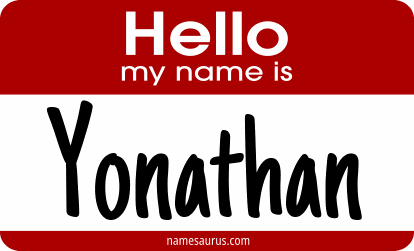 Hello my name is Yonathan png download