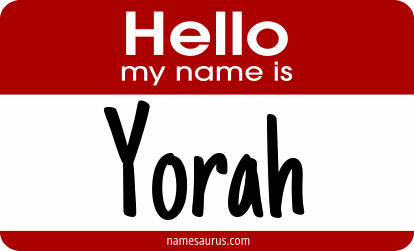Hello my name is Yorah png download