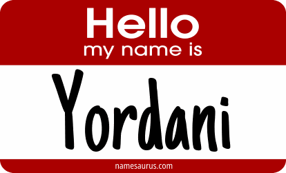 Hello my name is Yordani png download
