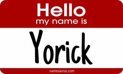 Hello my name is Yorick png download
