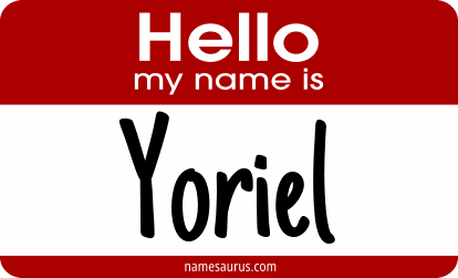 Hello my name is Yoriel png download