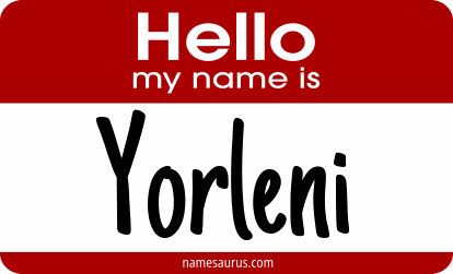Hello my name is Yorleni png download