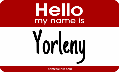 Hello my name is Yorleny png download
