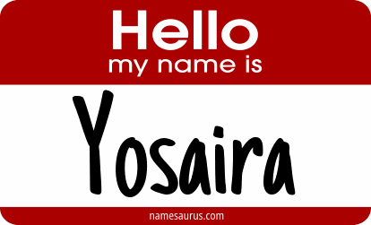 Hello my name is Yosaira png download