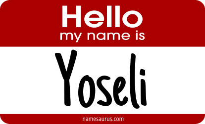 Hello my name is Yoseli png download