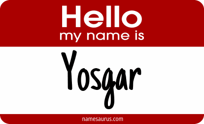 Hello my name is Yosgar png download