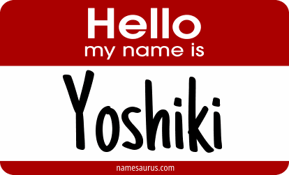 Hello my name is Yoshiki png download