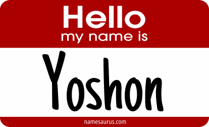 Hello my name is Yoshon png download