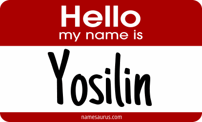 Hello my name is Yosilin png download
