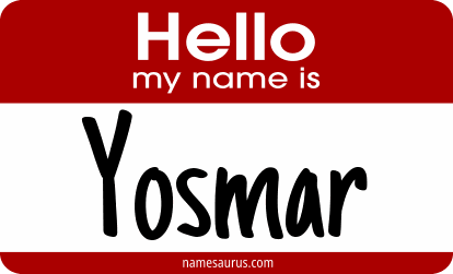 Hello my name is Yosmar png download