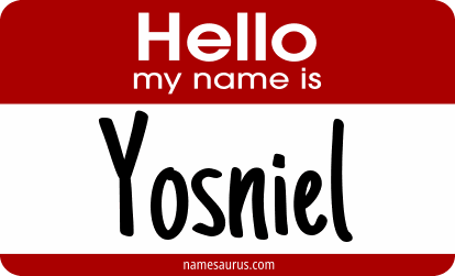 Hello my name is Yosniel png download