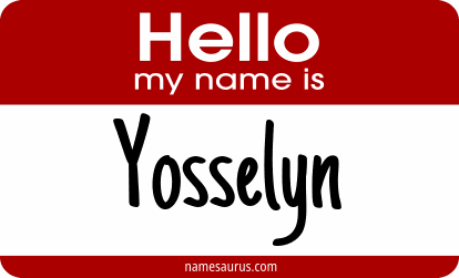 Hello my name is Yosselyn png download