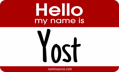 Hello my name is Yost png download