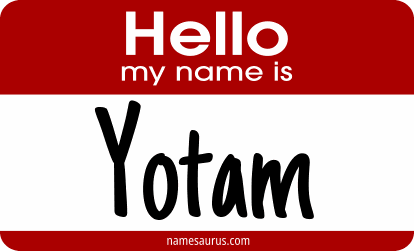 Hello my name is Yotam png download