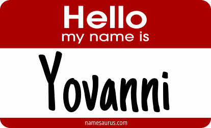 Hello my name is Yovanni png download