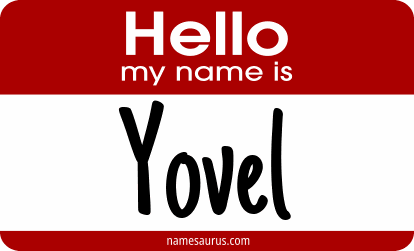 Hello my name is Yovel png download