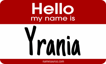 Hello my name is Yrania png download