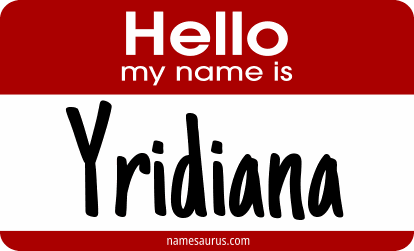 Hello my name is Yridiana png download