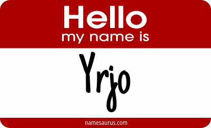 Hello my name is Yrjo png download
