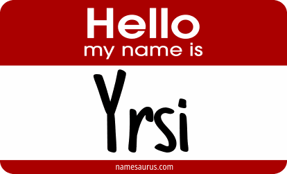 Hello my name is Yrsi png download
