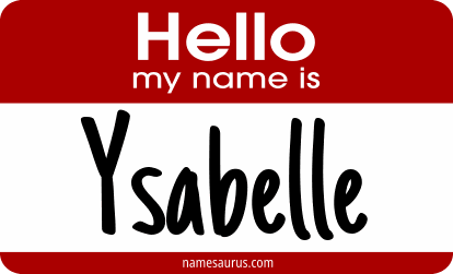 Hello my name is Ysabelle png download