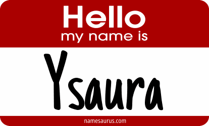 Hello my name is Ysaura png download
