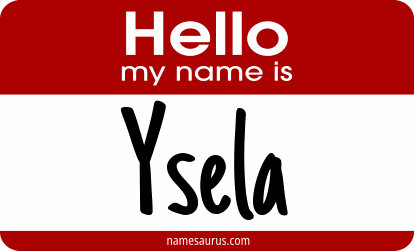 Hello my name is Ysela png download