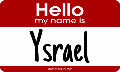 Hello my name is Ysrael png download