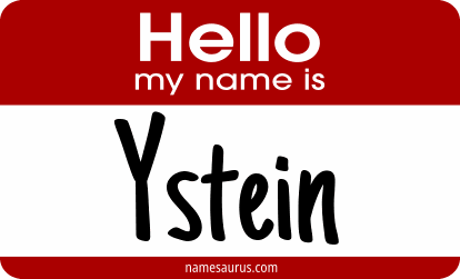 Hello my name is Ystein png download