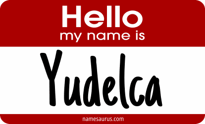 Hello my name is Yudelca png download