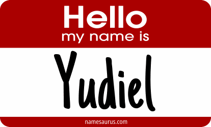 Hello my name is Yudiel png download