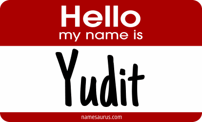 Hello my name is Yudit png download