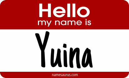 Hello my name is Yuina png download